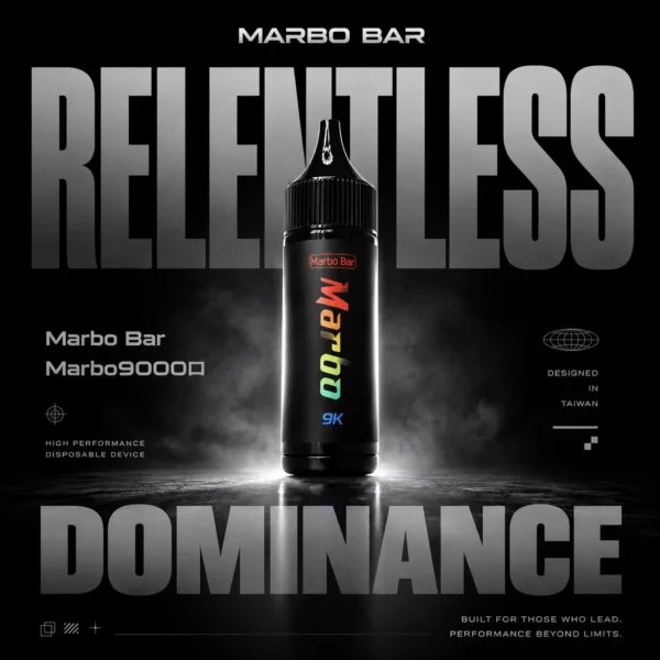 泰國Marbo Bar 9000抛棄式電子煙 | 強悍輸出帶來細膩煙霧｜適合偏好濃郁飽滿口感的煙霧玩家