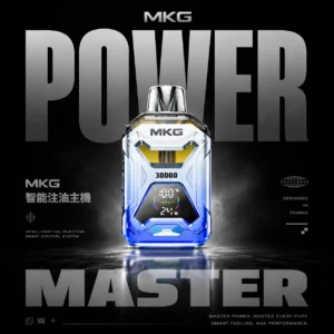 MKG開放式注油電子煙主機｜主打螢幕智慧調壓與大容量的細緻醇厚感｜適合追求長效續航的科技感玩家