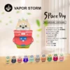 VAPOR STORM 太空狗 8000口拋棄式電子煙｜主打潮流可愛造型與純粹冰萃水果原味｜適合偏好街頭收藏質感與冰爽水果風味的玩家