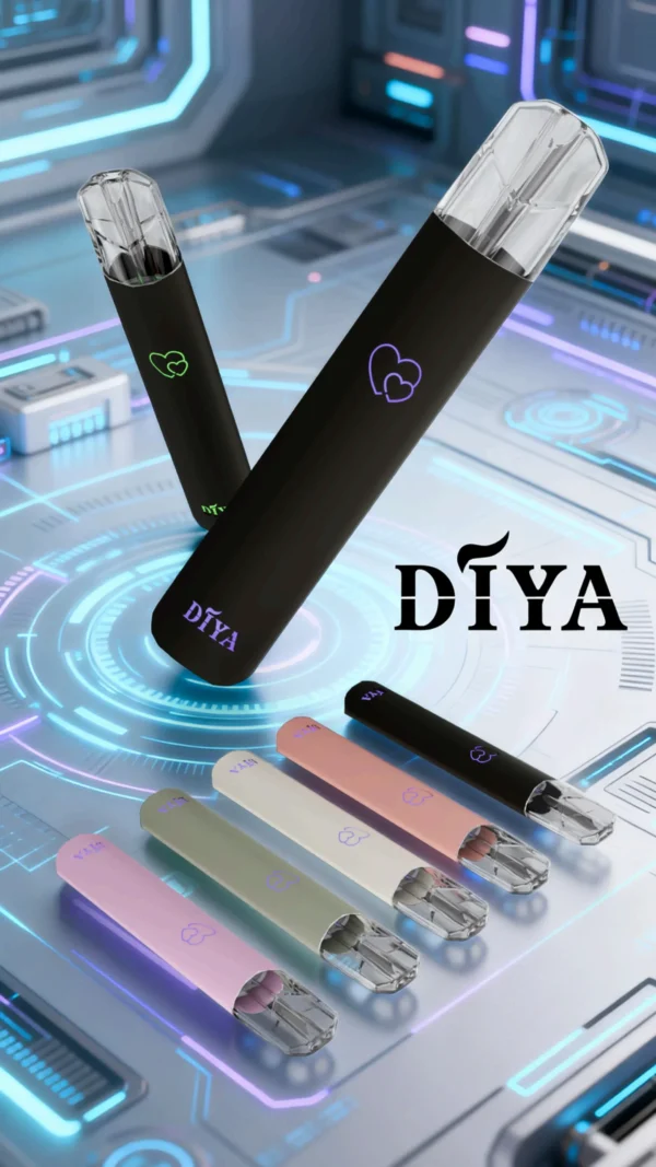 【買10送1】DIYA叮啞一代通用愛心電子煙主機｜智慧恆壓晶片帶來綿密霧感｜偏好高顏值外觀的女性玩家首選