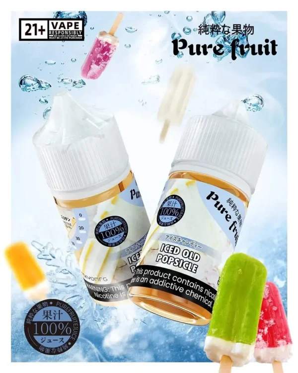 Pure Fruit純粹果物風味電子煙油｜黃金酸甜比例釋放柔順喉韻｜追求高還原度體驗的潮流族群首選