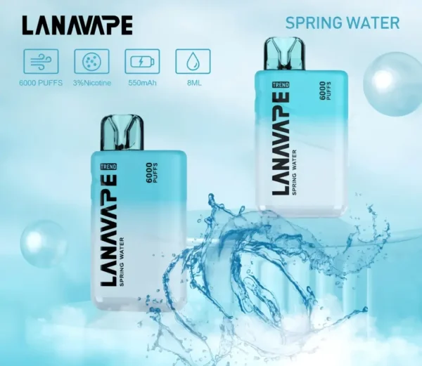 lana6000.webp LANA拉娜6000口拋棄式電子煙|強勁網芯加熱技術有效優化擊喉層次|喜愛豐富潮流風味切換的日常族群推薦